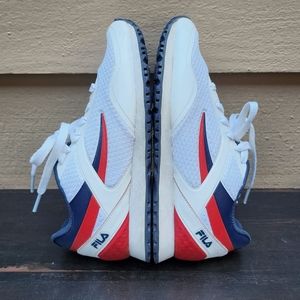 Fila Postrunner 2 Ultra Sneaker Women Sz US 6; EUR 36.5; UK 3.5 White w/Red,Blue